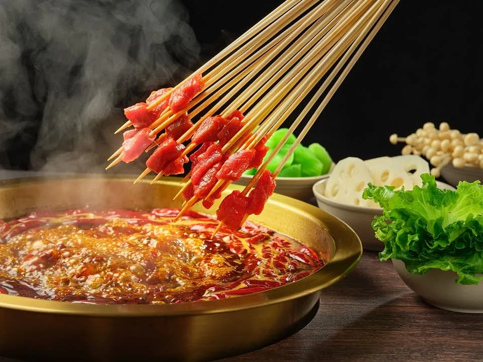 车姐食品串串香食材-穿签牛肉粒